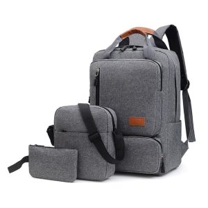 Sac à Dos Avec Port USB - Gris