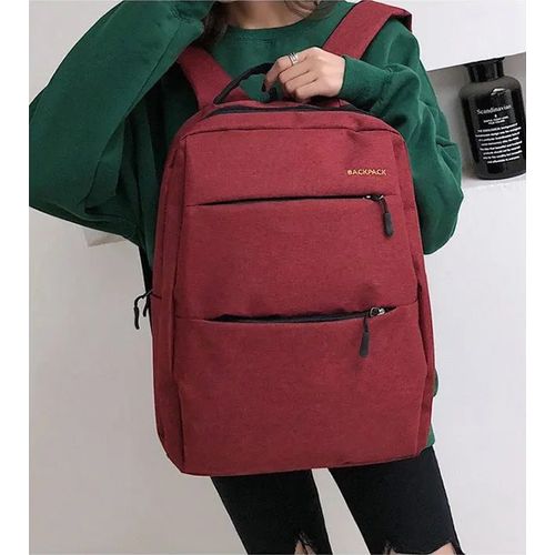 3Pcs Sac à Dos Avec Port USB - Rouge