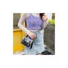 Nouveau Transparent Boucle Magnétique Boucle Chaîne Petit Sac Carré