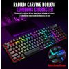 Ensemble Souris Et Clavier Gaming Lumineux 3 Pièces T- Wolf