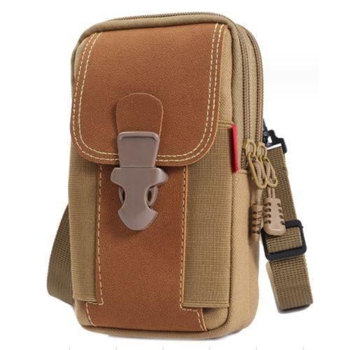 1 Sac Banane Multifonctionnel En Toile Pour Hommes