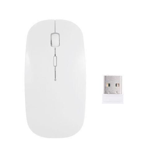 1 Souris sans fil rechargeable LED - Blanc