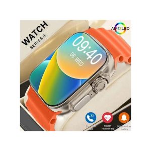Montre connectée T900 Ultra2 Max avec écran tactile HD de 2,19 pouces et appels Bluetooth