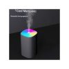 1 OIPETLUCK Small Desktop Air Humidifier LED Light (Gray)