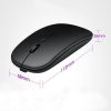 Souris Sans Fil Optique Rechargeable 2.4G Slim - Noir
