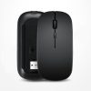 Souris Sans Fil Optique Rechargeable 2.4G Slim - Noir