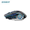EAGEAT Souris de jeu sans fil rechargeable à trois vitesses 2.4GHz