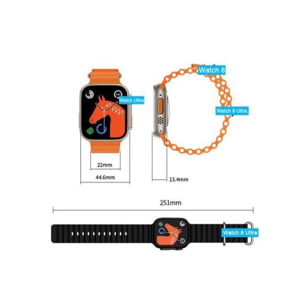 Montre Connectée T800 Ultra Bluetooth Pour Appels Sportifs Et Fitness Série 8