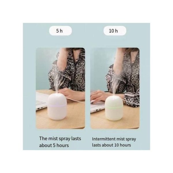 Mini humidificateur d'air ultrasonique 220ml USB chargeur diffuseur voiture Purificateur aromathérapie Anion épais brouillard atomiseur désinfectant 7 lumières érotiques