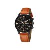 4 Ensemble de 4 montres de sport pour hommes hommes montre à quartz d'affaires de luxe bracelet en cuir marron hommes Casual Watch
