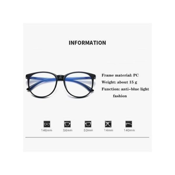 7 Lunettes d'ordinateur anti-lumière bleue pour réduire la fatigue oculaire UV400 blocage de la lumière bleue
