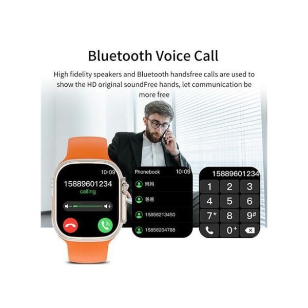 8 Montre connectée de sport étanche grand écran KIRO